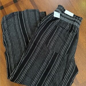 Maurice’s Black and White Striped Pants
